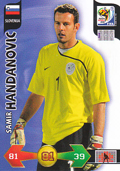 Samir Handanovic Slovenia Panini 2010 World Cup #294